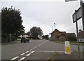 SK3573 : Baslow Road Junction by Gordon Griffiths