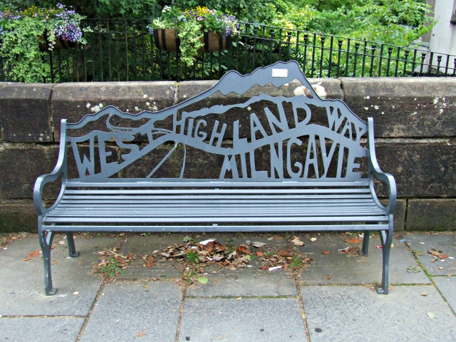 West Highland Way bench