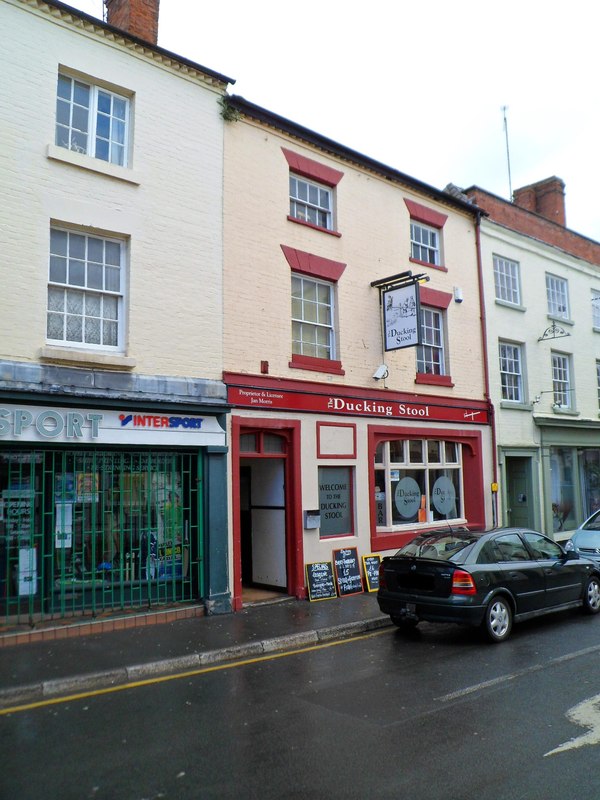 The Ducking Stool pub in Leominster © Jaggery :: Geograph Britain and ...