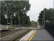 SO6301 : Level Crossing at Lydney Station by M J Richardson