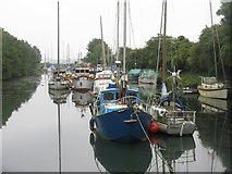 SO6401 : Boats in Lydney Harbour by M J Richardson