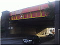 The railway bridge over Cricklewood Lane