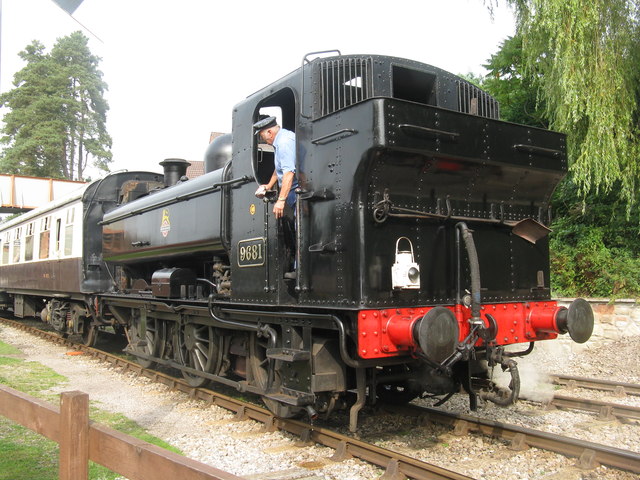 0-6-0 saddle tank locomotive at Parkend © M J Richardson cc-by-sa/2.0 ...