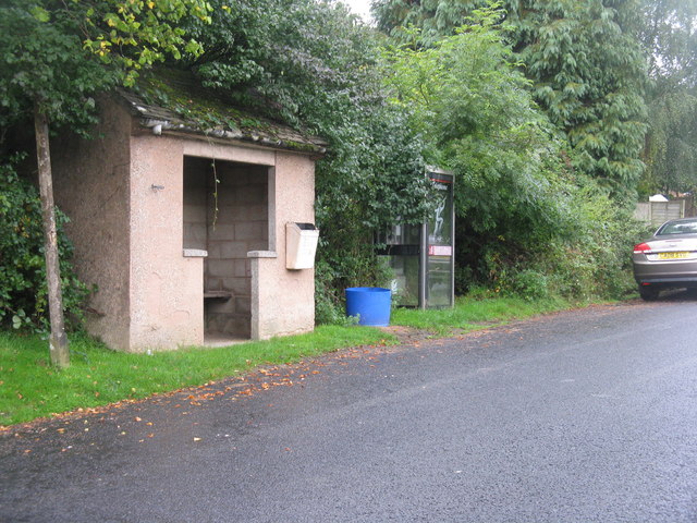 Shelter and telephone box