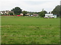 Cricket field and pavilion