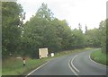 Entrance to Helme Park Hall Hotel off the A68