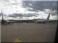 Freight aircraft at Stansted Airport