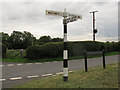 TQ2654 : Signpost near Upper Gatton by Stephen Craven