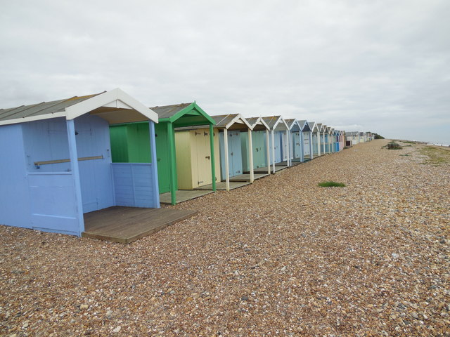 Beach huts at Littlehampton