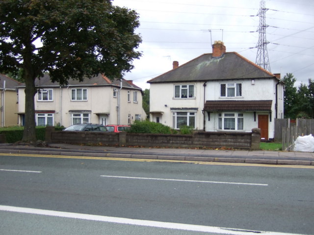 Houses on Wolverhampton Road West