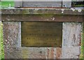 SO7595 : Worfield War Memorial (2) - plaque, Main Street, Worfield, Shrops by P L Chadwick