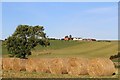 Hay Bales & view towards Mid Brockloch