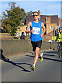 SJ4065 : MBNA Chester Marathon 2013 - #25 on the Old Dee Bridge by John S Turner