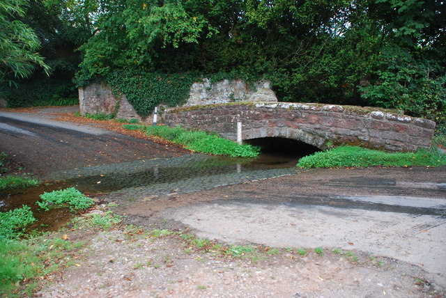 Ford and Footbridge at Pytte