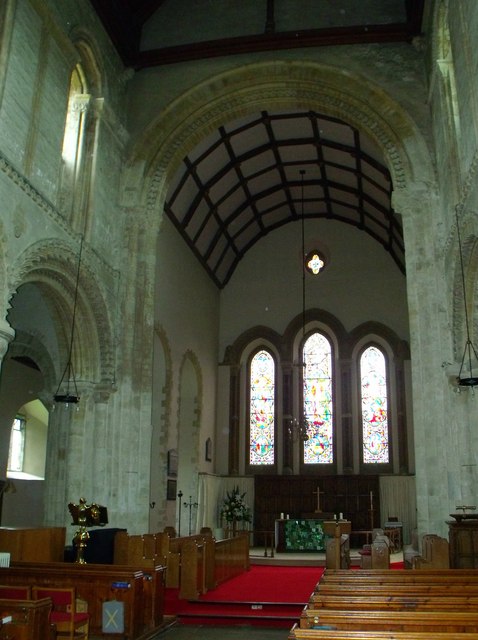 Interior of St. Andrew's, Steyning