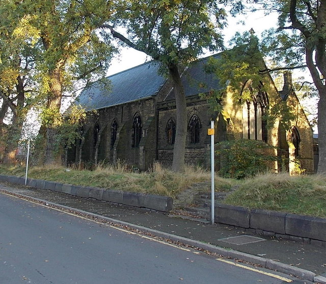 West side of Holy Trinity church, Bury