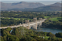 SH5471 : Pont Britannia by Ian Capper