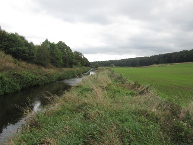 The River Dearne south of Storrs Mill