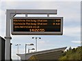 Metrolink Information Sign, Newhey Station