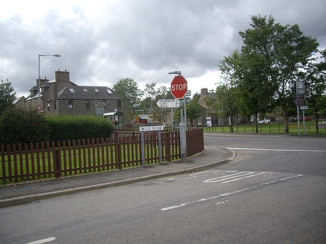 Junction of Bogie Road with A97