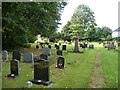 Path through Llantrisant churchyard