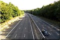 The M40 southbound from Bigmore Lane Bridge