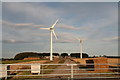 Ling Farm and its two wind turbines