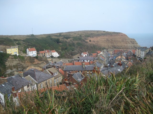 Staithes village rooftops