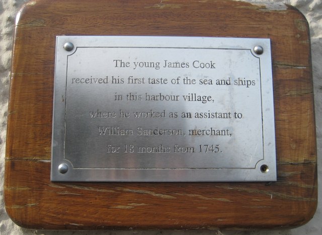 James Cook plaque