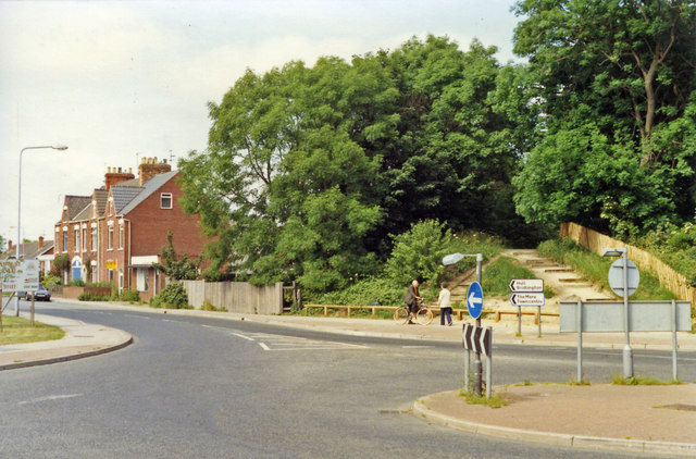 Site of Hornsea Bridge station, 1992