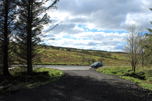 Forest Track to the Patna-Kirkmichael Road