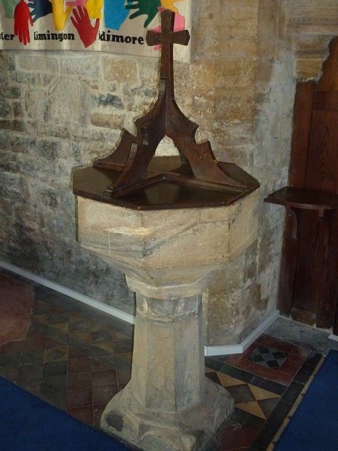 Saint Mary Major, Ilchester: font © Basher Eyre :: Geograph Britain and ...