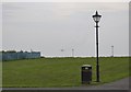 Transport Plane heading for Warton Airfield, viewed from Lytham Quays - 3