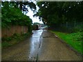 Access road to sewage works