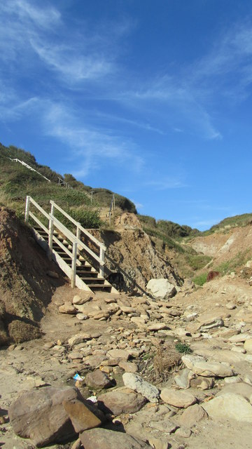 Steps up to Chilton Chine