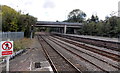 Two bridges beyond the eastern end of Wellington railway station