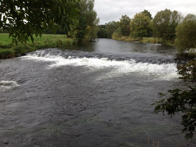 Weir on the River Eden