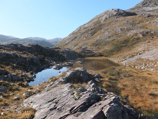 Small lochan to east of Sgùrr Dubh