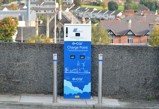 E-car charge point, Banbridge