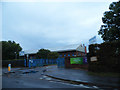 The entrance to Cranford Community College on the High Street