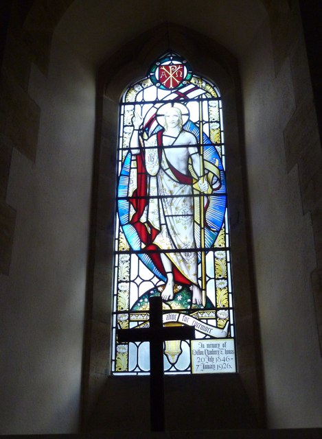 Oborne: New St Cuthbert's (stained glass window 2)