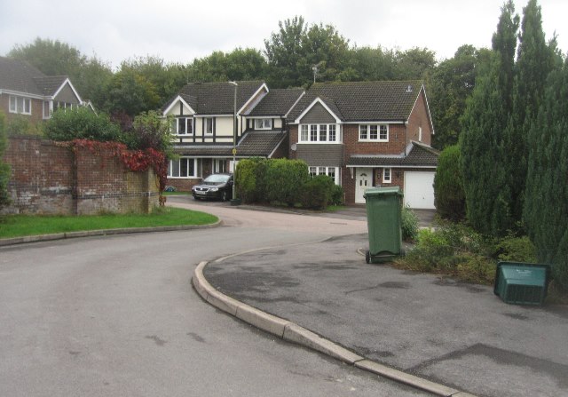 One end of Woodgarston Drive