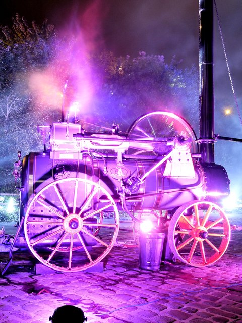 Steam Engine "Doris", Bury Light Night