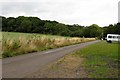 The road to Hill End Farm and Centre