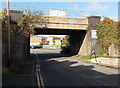 Railway bridge on the west side of Castle Foregate, Shrewsbury