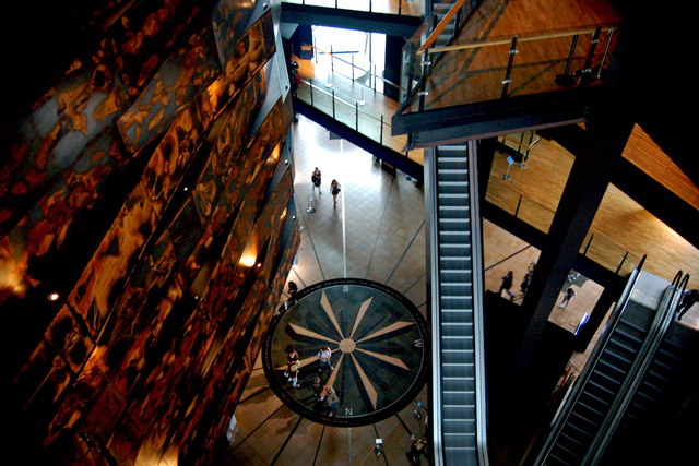 Titanic Belfast - 4th Floor - Downward Interior View 