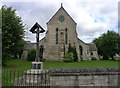 War memorial and Church of St Luke