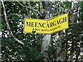 Sign for Meencargagh Townland