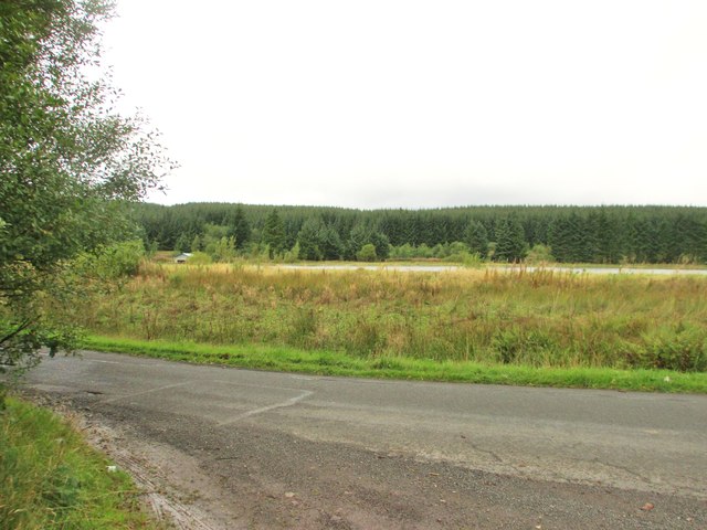 Loch Ettrick seen from the entrance to Auchencairn Forest