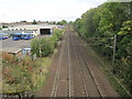 NS4162 : Milliken Park 1st railway station (site), Renfrewshire by Nigel Thompson